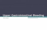 Upper Gastrointestinal Bleeding · H. Pylori –Ulcer Prevention PPI only PPI + Therapy ARR NNT Duodenal ulcer 95% 12% 73% 2 Gastric ulcer 74% 13% 61% 2 Graham D, et al. Effect of