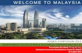 WELCOME TO MALAYSIA - ASQED 2015€¦ · * As at 31. st. May 2013 Source: Central Bank of Malaysia/Department of Statistics Malaysia/MATRADE . 2010 . 2011