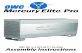 OWC Mercury Elite-AL Pro Dual Bay Assembly Instructions · Thank you for purchasing the OWC Mercury Elite-AL Pro Dual! We’re confident that it will provide years of high performance