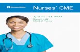 Nurses’ CME - Cleveland Clinic · 2017-04-03 · Nurses’ CME April 11 –14, 2011 Grand Hyatt :: Istanbul, Turkey 020791_NursesCME_Syllabus – PR3 – March 10, 2011 4:23 PM