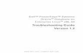 Troubleshooting Guide Version 1 ·  | support.dell.com Dell™ PowerEdge™ Systems Oracle® Database on Enterprise Linux® x86_64 Troubleshooting Guide Version 1.2