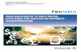 FROM BACKWATER TO WILD WATER: PREPARING FOR PSD2 ... · pressures banks face to revamp their payments infrastructures. 1 World Payments Report 2015, Capgemini and Royal Bank of Scotland