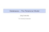 Databases – The Relational Model - Jörg Endrullisjoerg.endrullis.de/databases/01_relational_model.pdf/...Relational Model :: Database Schemas Data Types and Domains Table entries