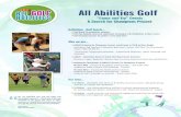 All Abilities Golf · Indigenous Consultants to AAGolf & Search for Champions Program Mr Dave Allie - Council of Australian Cultural Elders - Buranjali Elder Indigenous State of Origin