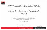SW Tools Solutions for DA8x - processors.wiki.ti.com · 1 TI INTERNAL DATA SW Tools Solutions for DA8x Linux by Degrees (updated) Part I (Using Primus DSK LSP 2.20.00.03 and MontaVista