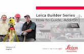 Leica Builder Series€¦ · the startpoint, 1.004 m right and 0.693 m higher. Total Quality Management: Our commitment to total customer satisfaction. Leica Geosystems AG, Heerbrugg,