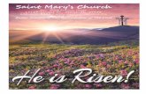 Saint Mary’s Church · 4/1/2018  · Saint Mary’s Church Rev. Ayub Francis Nasar 15164 Juniper Dr. Marne, Mi. 49435 616-677-3934 / April 1, 2018 Easter Sunday of The Resurrection