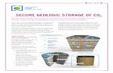 Secure geologic storage of CO2 - Global CCS Institute · formations with these characteristics; most are in vast geological features called sedimentary basins. Almost all oil and