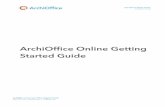 ArchiOffice Online Getting Started Guide - BQE Software · Call your Account Rep for the details. Manually enter data into a fresh company database The Owner has various privileges