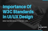 Importance of W3 Standards in UI UX Design