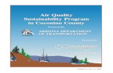 Air Quality Sustainability Program in Coconino County ... ... Jul 15, 2004  · NAU Northern Arizona University NH 3 Ammonia NO x Nitrogen Oxides PM Particulate Matter PM 10 Particulate
