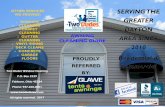 SERVING THE GREATER CARPET DAYTON CLEANING GUTTER …€¦ · GUTTER CLEANING CLEANING GUIDE VINYL SIDING DECK CLEANS CONCRETE Residential & GARAGE FLOORS AWNING CLEANING GUIDECLEANING