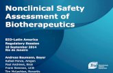 Nonclinical Safety Assessment of Biotherapeutics 11... · PDF file o ICH S9 [Nonclinical evaluation for anticancer pharmaceuticals] o ICH M3(R2) [Guidance on nonclinical safety studies