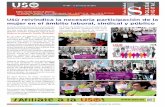 reivindica la necesaria participación de la mujer en el ... · compañeras de USO La Rioja celebraron una concentración similar a la de Madrid y ... en 2011, a 7 delegados en las