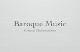 Baroque Music - Scott Foglesongscottfoglesong.com/music_27/baroque/introduction/baroque... · 2018-04-17 · In Baroque music, harmonic rhythm tends to be steady, becoming faster