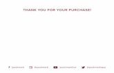 THANK YOU FOR YOUR PURCHASE! - WordPress.com · 2019-11-10 · THANK YOU FOR YOUR PURCHASE! /poshmark @poshmark /poshmarklive @poshmarkapp. Title: Holiday Printables_Thank You Card