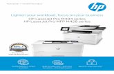 Lighten your workload, focus on your business HP LaserJet ... · 2 HP LaserJet Pro M404 printer, MFP M428 series Sustainability is smart business Business is all about resource management,