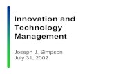 Innovation and Technology Managementjjs-sbw/static_files/2002/INCOSE02_ITM_Slides.pdf · Innovation and Technology Management Constraints - External Environment Functional Analysis,