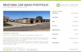 MUSTANG CAR WASH PORTFOLIO · 2018-10-25 · Portfolio of 2 car washes located only 1.2 miles apart in Mustang, OK. 435 E. State Highway 152 - Car wash consisting of 5 self serve
