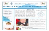 Infant & Child Studies Newsletter€¦ · Infant & Child Studies Newsletter About Us The Infant and Child Studies Lab at the Uni-versity of Toronto Mis-sissauga (UTM) was established