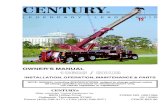 CENTURY - Miller Industries, Inc. · Miller Industries Towing Equipment Inc. 8503 Hilltop Drive FORM NO. 0501058 Ooltewah, Tennessee 37363 01 / 2000 Phone (423) 238-4171 • FAX (423)