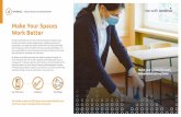 Make Your Spaces Work Better - sodexorise.com€¦ · ° On-site signages, visual cues, sanitization, health monitoring and treatment spaces ° Process refinement for evolving public