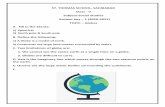 1)Spherical 2)North pole & South pole 1) A Globeis a …...ST. THOMAS SCHOOL, SAHIBABAD Class -V Subject-Social Studies Answer key–1 (2020-2021) TOPIC –Globes A . Fill in the blanks: