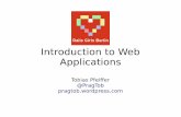Introduction to Web Applications...Ruby on Rails Framework written in Ruby set of functionality to help write web applications – Connecting to the database (ActiveRecord) – Generating
