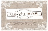 Craft: noun an activity involving skill in making things by hand...welcome. We serve craft beer and cider, fresh-made gourmet burgers and delicious, top quality cocktails - prepared