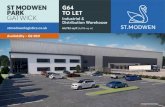 G64TO LET - St. Modwen Logistics · • 9 hgv parking spaces phase 2 st. modwen park gatwick phase 1 • airport limited • new build warehouse units • 12.5m clear internal height