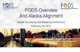 PODS Overview And Alaska Alignment · PDF file Relevance to Alaska Mapping Community • PODS Next Generation Overview and Next Steps PODS Lite. PODS and Alaska . PODS and Alaska Alignment