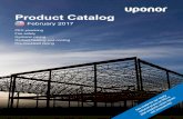 Product Catalog - Amazon S3 · Product Catalog February 2017 Product Catalog February 2017 PEX plumbing Fire safety Hydronic piping Radiant heating and cooling Pre-insulated piping