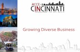 All Photos: Cincinnati USA Convention & Visitors Bureau · •Help buying organizations keep more spend localby connecting buyers ... Gold Setters Initiative CORPORATE ENGAGEMENT