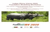 Indian Rhino Vision 2020 Population Modeling …...IndianRhinoVision2020Population&Modeling&Workshop,&November&2014& FINAL&REPORT! ! ! 1" Indian Rhino Vision 2020 Population Modeling