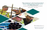 The Impact of Construction Apprenticeship Programs in ... · Data and Methodology 3 Projected Employment Growth in Minnesota 4 The Impact of Apprenticeship Programs in Minnesota 6