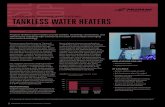 RESIDENTIAL PROPANE APPLICATIONS: TANKLESS WATER …vmpropane.com/.../2018/12/Tankless-Water-Heaters.pdf · A propane tankless water heater transfers propane’s thermal energy into