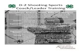 D 2 Shooting Sports Coach/Leader Trainingagrilife.org/d24h/.../2016/09/2016-17-D-2...Flyer2.pdf · D‐2 Shooting Sports Coach/Leader Training Disciplines: Archery, Pistol, Rifle