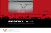 Vote 29 Energy - Treasury budget/2012... · Budget summary 2012/13 2013/14 2014/15 R thousand Total to be appropriated Current payments Transfers and subsidies Payments for capital