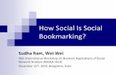 How Social Is Social Bookmarking?€¦ · Social Bookmarking Service for users to share, organize, search, and manage bookmarks or web resources, also known as collaborative tagging.