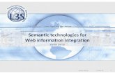 Semantic technologies for Web informationintegration · Linked (Open) Data –“Semantic Web done right” ... Workaround: corpus of annotated media for similarity matching ETOE