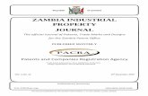 ZAMBIA INDUSTRIAL PROPERTY JOURNAL · 2019-12-30 · 25th December, 2019 ZM: Zambia Industrial Property Journal; Vol. 3, No. 12 570 TABLE OF CONTENTS THIS JOURNAL The Zambia Industrial