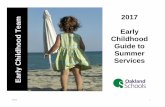 2017 Early Childhood Guide to Summer Services...FAR Therapeutic Arts and Recreation into@far-therapy.org ages 3 to 16 years 1669 W. Maple Road Birmingham, MI 48009 248.646.3347 Camp