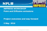 IMPRESS WORKSHOP Point and Diffusive emissions Project outcomes and way forward 3 …projects.npl.co.uk/impress/docs/ENV60-Workshop-Overview.pdf · 2017-08-03 · NPL Management Ltd