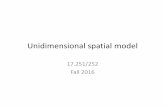 Unidimensional spatial model - MITweb.mit.edu/17.251/www/01-Unidimensional_spatial_model_2016.pdf · Different professions have different ways of theorizing about legislatures •