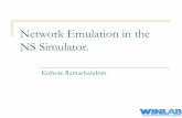Network Emulation in the NS Simulator.kishore/presentations/NSE.pdfNSE – what can be done. Test performance of experimental algorithms and protocols implemented in the simulator