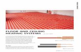 FLOOR AND CEILING HEATING SYSTEMS · apply to wall heating systems or to outdoor heating systems’. 1.Protectionagainstelectricshock The protective measures of obstacles, placing