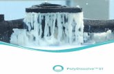 PolyDissolveTM S1 - Polymaker · PolyDissolve™ S1 is a Poly (vinyl alcohol) based filament. PVA has excellent solubility in water, making PolyDissolve™ S1 a very good dissolvable