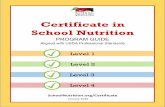 Certificate in School Nutrition€¦ · your Certificate in School Nutrition or SNS Credential. SNA encourages you to engage in 1 hour trainings, whenever possible, to earn CEUs and