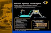 338753EN-B Triton Spray Packages Flyer · 2020-02-20 · Aluminum 233477 60 • • • AirPro HVLP Gun .055 in (1.5 mm) nozzle Stainless Steel 233478 100 • • • AirPro HVLP