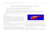 Catalog of dynamic electromagnetic spectrae-callisto.org/GeneralDocuments/BurstCatalog.pdfChristian Monstein,: Callisto spectra 3 Fig.6. Large group of type III solar radio ﬂare